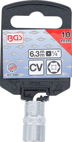 Tubulara hexagonala, actionare 1/4", 10 mm BGS 2482 [3]