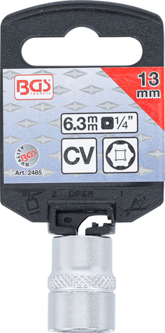 Tubulara hexagonala, actionare 1/4", 13 mm BGS 2485 [3]