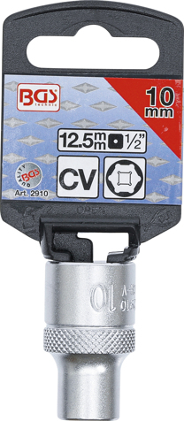 Tubulara hexagonala 10 mm, actionare 1/2” BGS 2910 [2]