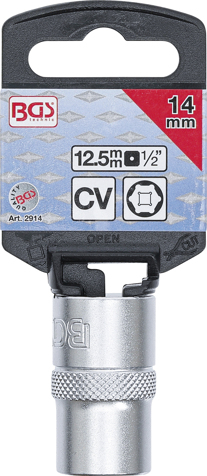 Tubulara hexagonala 14 mm, actionare 1/2” BGS 2914 [3]