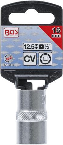 Tubulara hexagonala 16 mm, actionare 1/2” BGS 2916 [3]