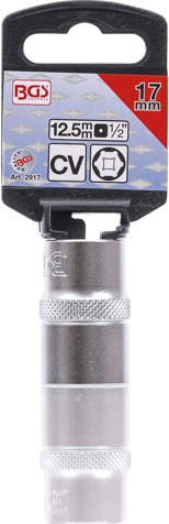 Tubulara hexagonala 17 mm, actionare 1/2” BGS 2917 [3]