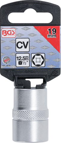 Tubulara hexagonala 19 mm, actionare 1/2” BGS 2919 [2]
