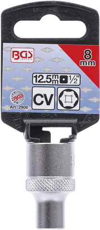 Tubulara hexagonala 8 mm, actionare 1/2” BGS 2908 [3]