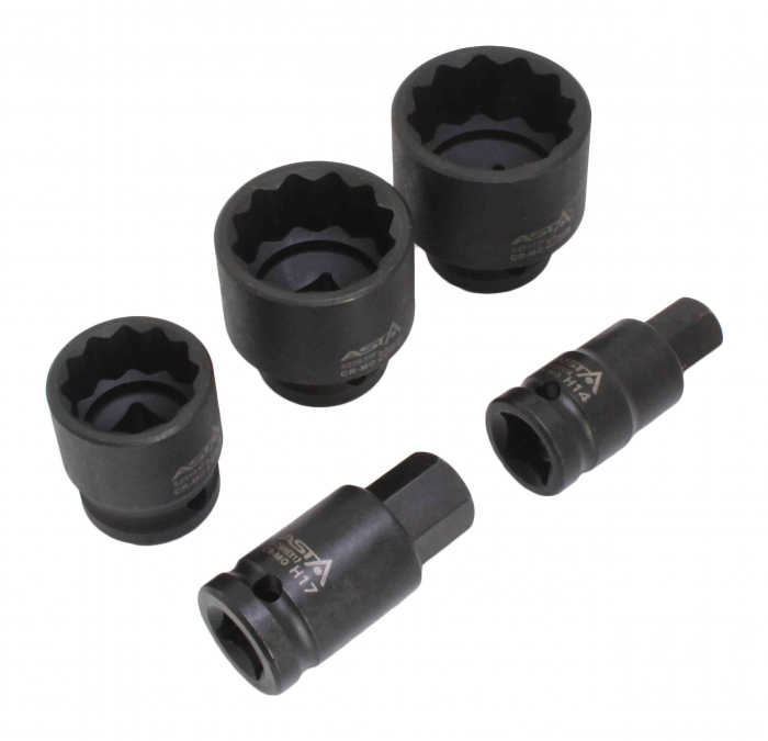 A-HN512 Tubulare de impact 12 puncte, actionare 1/2", 5 piese [3]