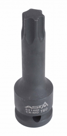 Chei/Tubulare/Biti - 531460 Bit torx T60 de impact in tubulara cu prindere de 1/2", lungime 75 mm