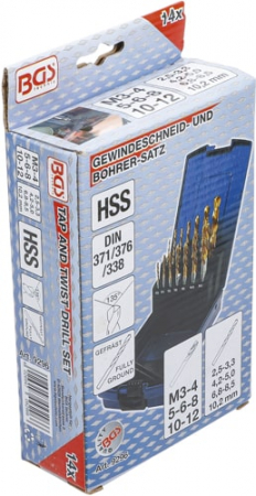 Set de tarozi cu spirale incluse, 14 piese BGS 9296 [4]