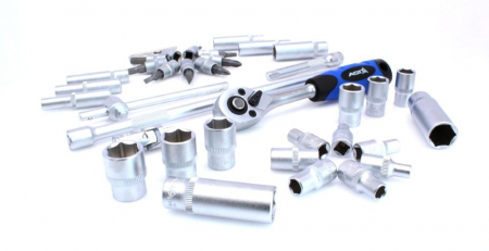 912036 Trusa tubulare, actionare 1/4", 36 piese [1]