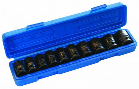 Tubulare - 914010P Trusa tubulare de impact, actionare 1/2", 10 piese