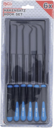 Set carlige extra lungi, lungime 245 mm, 6 piese BGS 70046 [1]