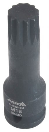 Chei/Tubulare/Biti - A-12SI16M Bit M16 de impact in tubulara cu prindere de 1/2", lungime 78 mm