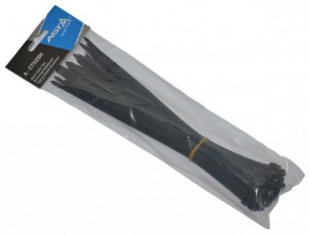 Consumabile - A-CT52BK Set coliere negre 5 x 250 mm, 50 piese