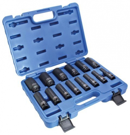 Truse si seturi - A-I14GL Set tubulare de impact, actionare 1/2 ”, 14 piese