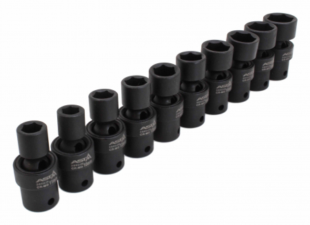 Chei/Tubulare/Biti - A-JT1038 Set tubulare de impact 10-19 mm, actionare 3/8”, 10 piese