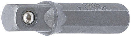 Clichete, Extensii, Adaptoare, Accesorii - Adaptor pentru tubulare de la antrenare 1/4", la 1/4", lungime 30 mm BGS 8202