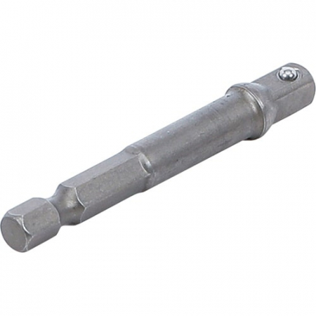 Adaptor pentru tubulare 6,3 mm (1/4") pentru autofiletante, masini de gaurit, antrenare hexagon exterior 6,3 mm (1/4"), BGS 9685-1 [1]