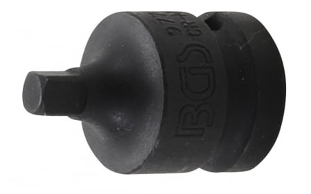 Adaptor pentru tubulare de impact 6,3 mm (1/4") cu antrenare 12,5 mm (1/2") BGS 9778