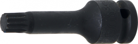 Bit spline (XZN) M12 de impact in tubulara cu prindere de 1/2", lungime 75 mm, BGS 5482-M12