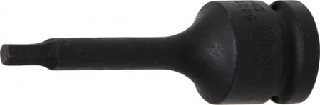 Chei/Tubulare/Biti - Bit imbus H5 de impact in tubulara cu prindere de 1/2", lungime 75 mm, BGS 5481-M5