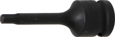 Chei/Tubulare/Biti - Bit imbus H6 de impact in tubulara cu prindere de 1/2", lungime 75 mm, BGS 5481-M6