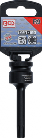 Bit Ribe M9 de impact in tubulara cu prindere de 1/2", BGS 5483-M9 [1]