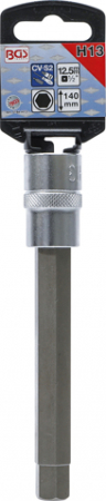 Bit imbus H13 mm in tubulara cu prindere de 1/2", lungime 140 mm, BGS 5184-H13 [1]