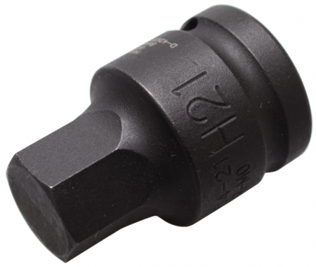Biti - Bit imbus  H21 de impact in tubulara cu prindere de 3/4", lungime 55 mm, BGS 5054-21