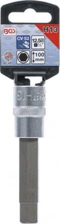Bit imbus H13 in tubulara cu prindere de 1/2", lungime 100 mm, BGS 4267 [1]