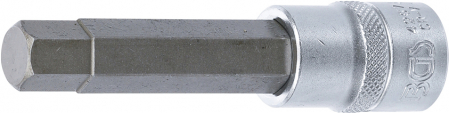 Chei/Tubulare/Biti - Bit imbus H13 in tubulara cu prindere de 1/2", lungime 100 mm, BGS 4267