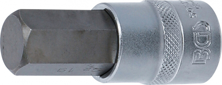 Biti - Bit imbus H19 mm in tubulara cu prindere de 1/2" BGS 5052-19