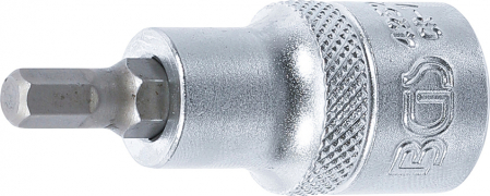 Chei/Tubulare/Biti - Bit imbus H6 in tubulara cu prindere de 1/2”, lungime 53 mm BGS 4252