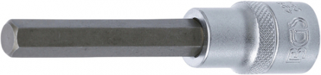 Chei/Tubulare/Biti - Bit imbus H10 mm in tubulara cu prindere de 1/2", lungime 100 mm, BGS 4264