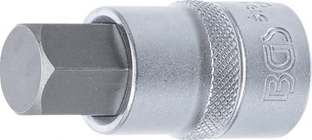 Chei/Tubulare/Biti - Bit imbus H17 mm in tubulara cu prindere de 1/2", lungime 55 mm, BGS 5184-H17