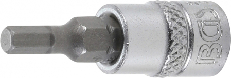 Biti - Bit imbus H4 mm in tubulara cu prindere de 1/4", lungime 38 mm, BGS 2498
