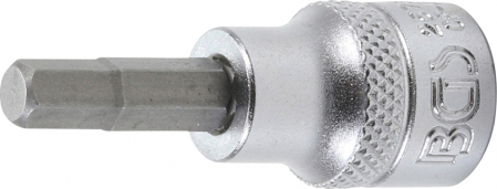 Biti - Bit imbus H 6 mm in tubulara cu prindere de 3/8” lungime 48 mm BGS 2579