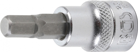 Biti - Bit imbus H7 mm in tubulara cu prindere de 3/8" lungime 48 mm BGS 2580