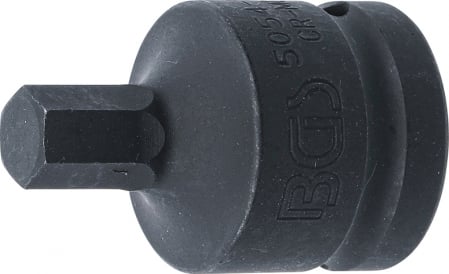 Chei/Tubulare/Biti - Bit imbus H12 de impact in tubulara cu prindere de 3/4", lungime 55 mm, BGS 5054-12