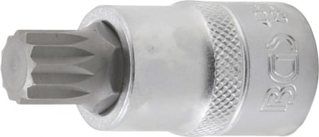 Chei/Tubulare/Biti - Bit spline (XZN) M14 in tubulara cu prindere de 1/2", lungime 55 mm, BGS 4344