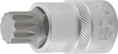Chei/Tubulare/Biti - Bit spline (XZN) M16 in tubulara cu prindere de 1/2", lungime 55 mm, BGS 4346