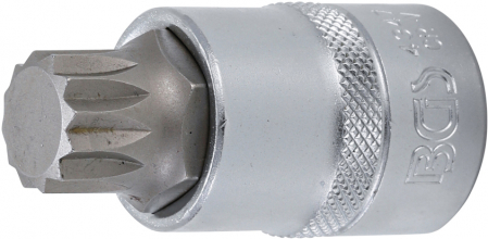 Chei/Tubulare/Biti - Bit spline M18 in tubulara cu prindere de 1/2", lungime 55 mm, BGS 4347