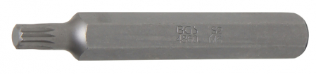 Chei/Tubulare/Biti - Bit spline M6, lungime 75 mm, antrenare 3/8" BGS 4860