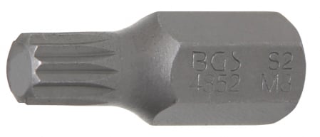Chei/Tubulare/Biti - Bit spline M8, lungime 30 mm, antrenare 3/8" BGS 4852