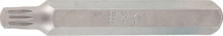 Chei/Tubulare/Biti - Bit spline M8, lungime 75 mm, antrenare 3/8" BGS 4861