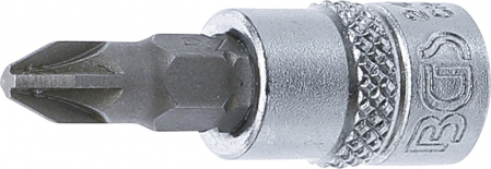 Biti - Bit PZ2in tubulara cu prindere de 1/4", lungime 38 mm, BGS 2491
