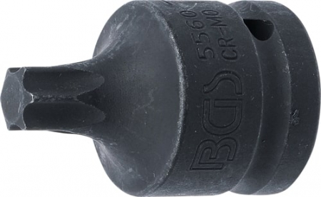 Biti - Bit torx T60 de impact in tubulara cu prindere de 3/4", lungime 60 mm, BGS 5560