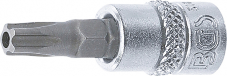 Chei/Tubulare/Biti - Bit Torx Plus TS30 cu gaura,  in tubulara cu prindere de 1/4", lungime 38 mm, BGS 5184-TS30