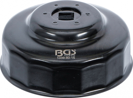 Capac filtru de ulei 80 mm, 15 puncte pentru Honda, Mazda, Nissan, Opel BGS 1039-80-15 [2]