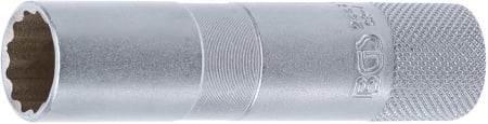 Tubulare - Cheie pentru bujii 16 mm, 12 puncte, actionare 3/8'' BGS 2448