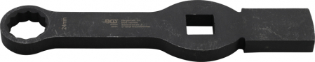 Chei cu clichet, fixe, speciale - Cheie inelara de impact 24 mm,12 puncte BGS 35334