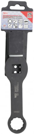 Cheie inelara de impact 26 mm, 12 puncte cu 2 suprafete de impact BGS 35336 [1]